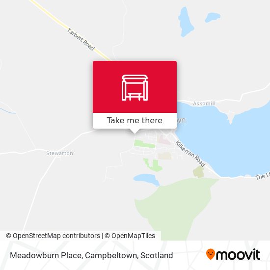 Meadowburn Place, Campbeltown map
