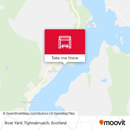 Boat Yard, Tighnabruaich map