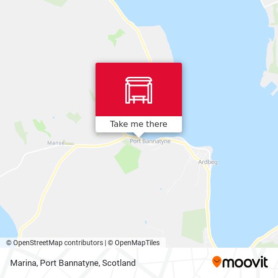 Marina, Port Bannatyne map