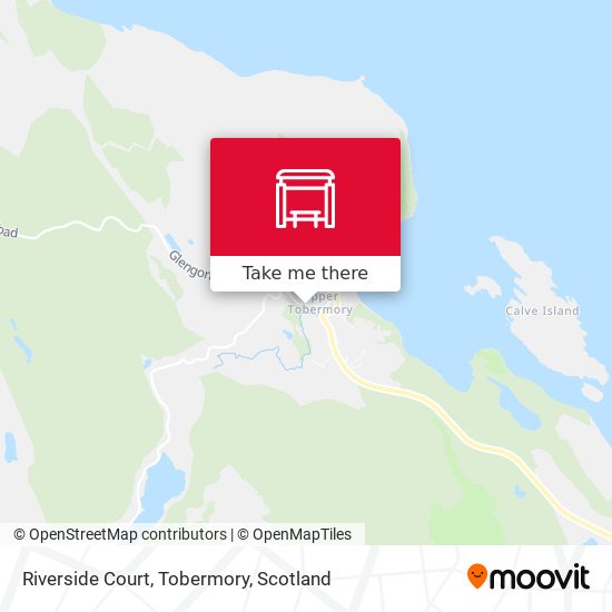 Riverside Court, Tobermory map