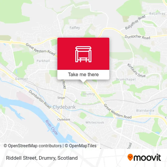 Riddell Street, Drumry map