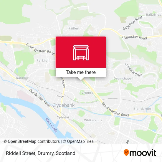 Riddell Street, Drumry map