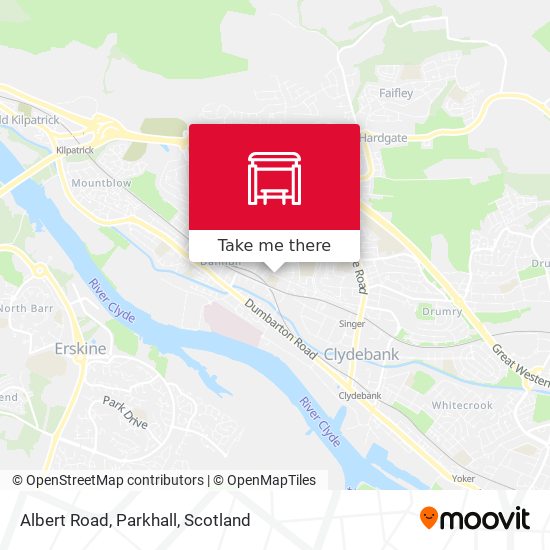 Albert Road, Parkhall map