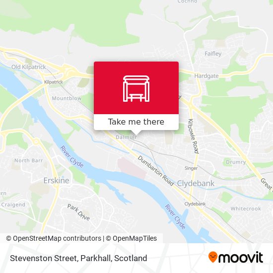 Stevenston Street, Parkhall map