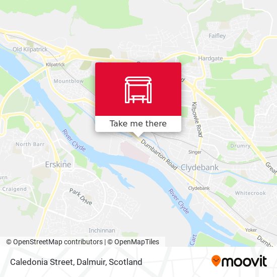 Caledonia Street, Dalmuir map