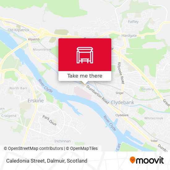 Caledonia Street, Dalmuir map