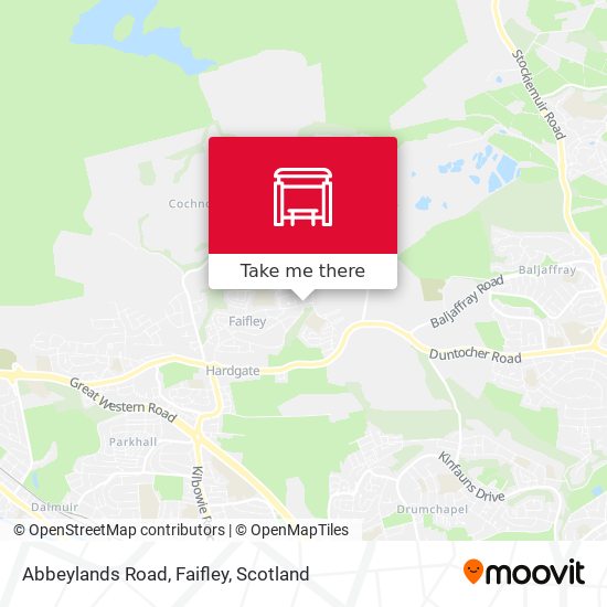 Abbeylands Road, Faifley map