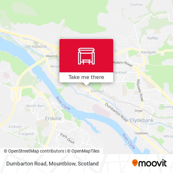 Dumbarton Road, Mountblow map