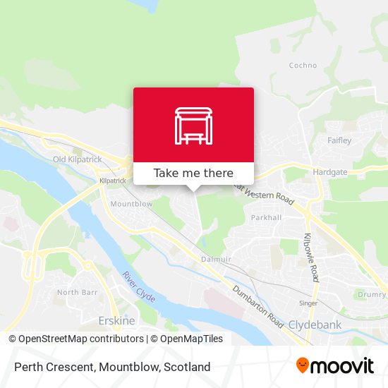 Perth Crescent, Mountblow map