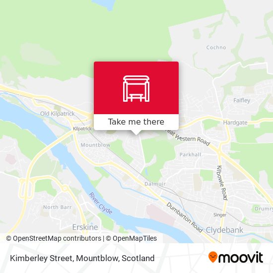 Kimberley Street, Mountblow map