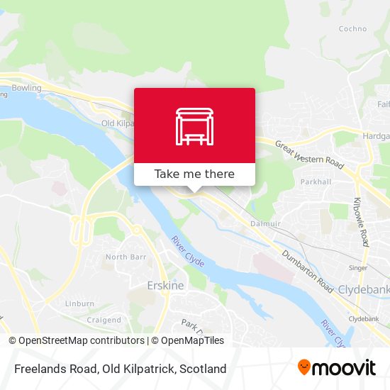 Freelands Road, Old Kilpatrick map