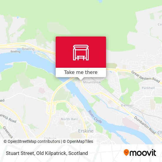 Stuart Street, Old Kilpatrick map