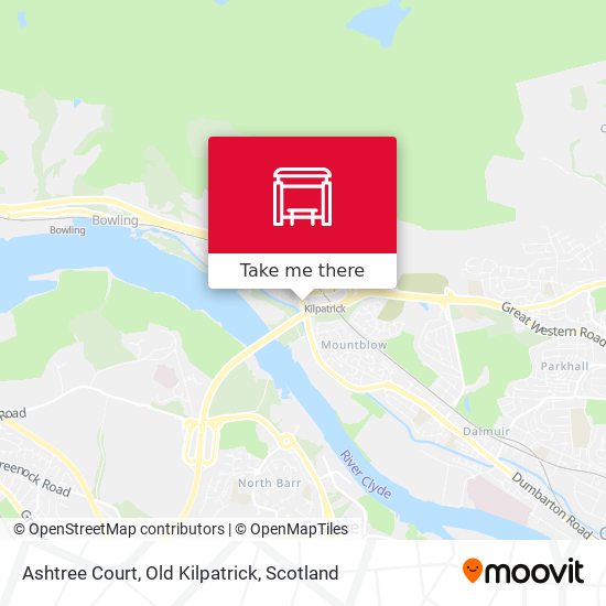 Ashtree Court, Old Kilpatrick map