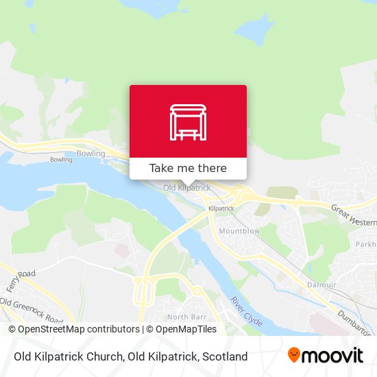 Old Kilpatrick Church, Old Kilpatrick map
