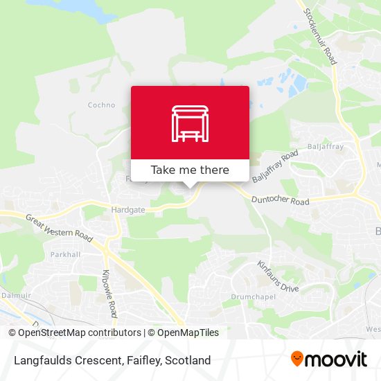 Langfaulds Crescent, Faifley map
