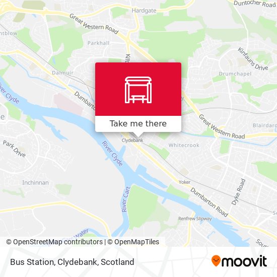 Bus Station, Clydebank map