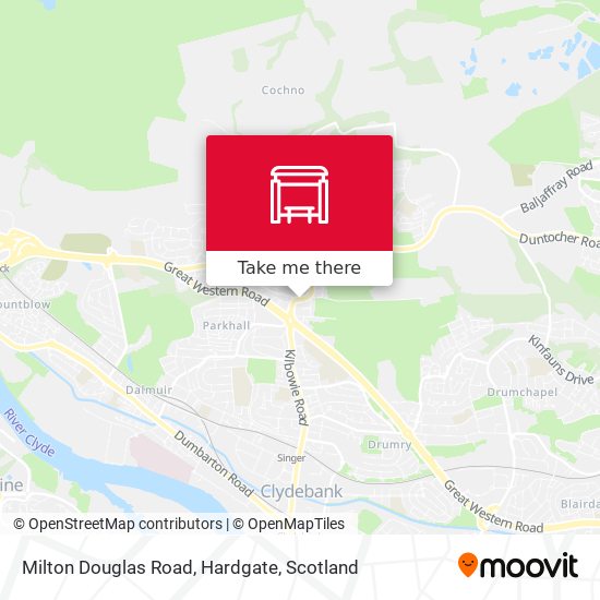 Milton Douglas Road, Hardgate map