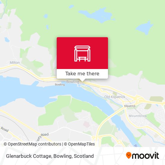 Glenarbuck Cottage, Bowling map
