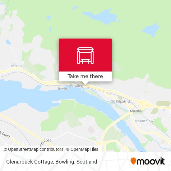 Glenarbuck Cottage, Bowling map