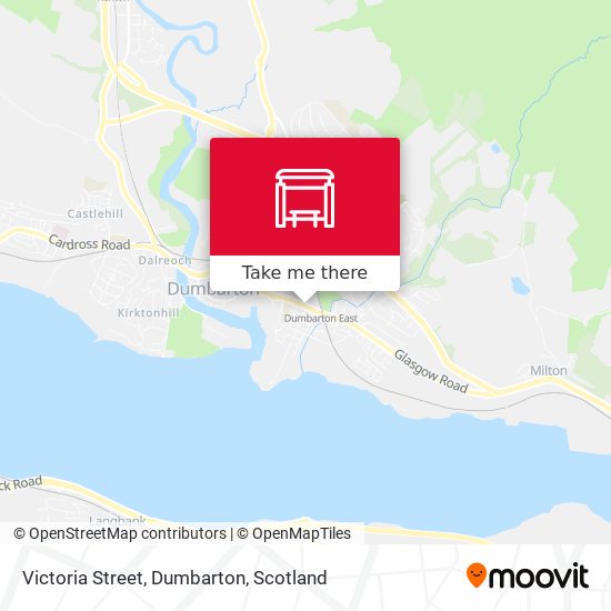 Victoria Street, Dumbarton map