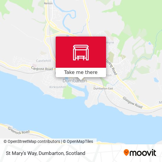 St Mary's Way, Dumbarton map