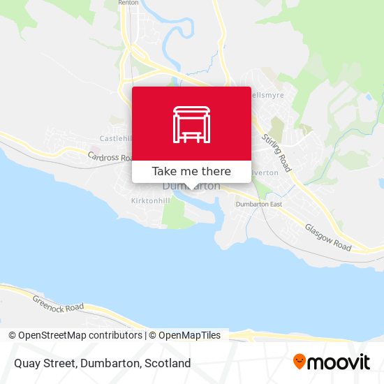 Quay Street, Dumbarton map
