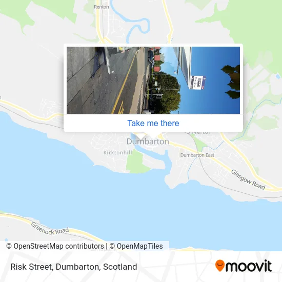Risk Street, Dumbarton map
