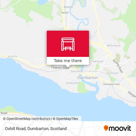 Oxhill Road, Dumbarton map