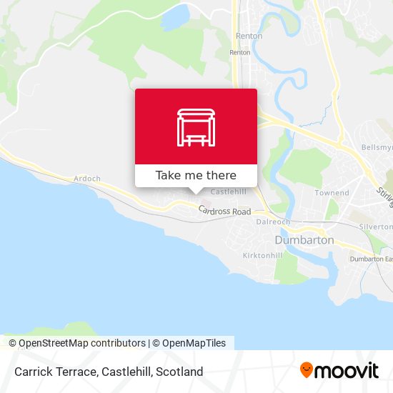 Carrick Terrace, Castlehill map