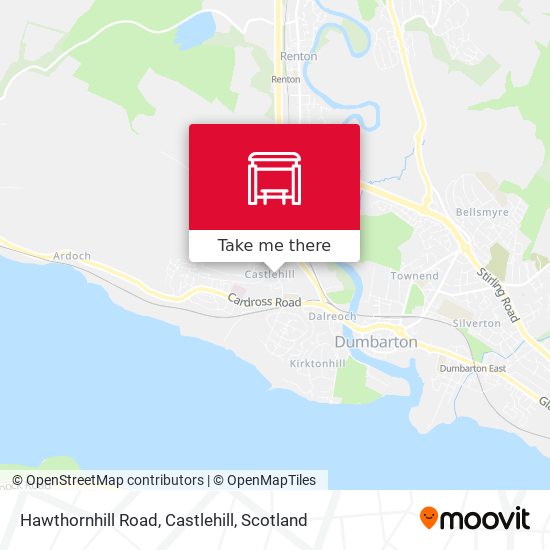Hawthornhill Road, Castlehill map