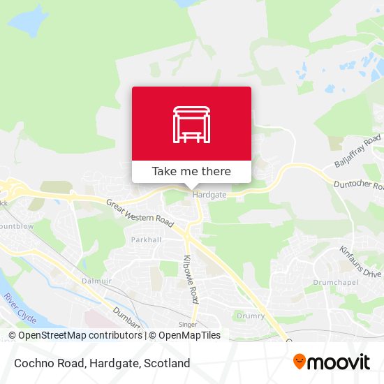 Cochno Road, Hardgate map