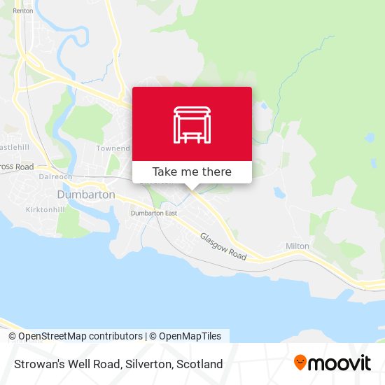 Strowan's Well Road, Silverton map
