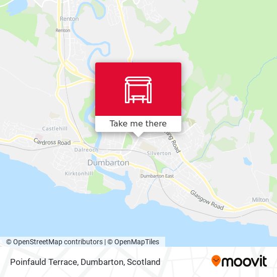 Poinfauld Terrace, Dumbarton map