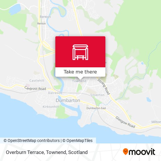 Overburn Terrace, Townend map