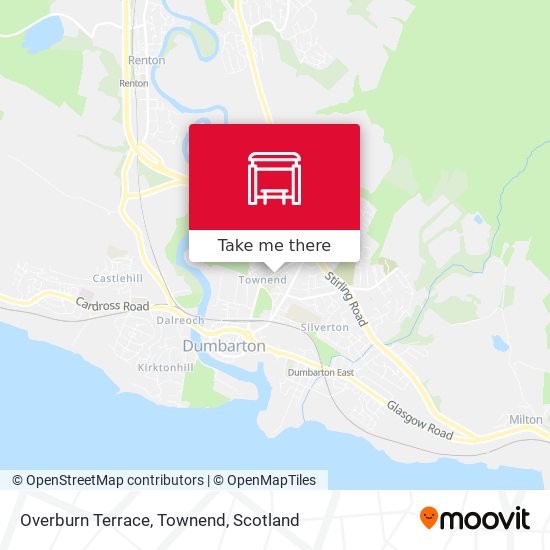 Overburn Terrace, Townend map