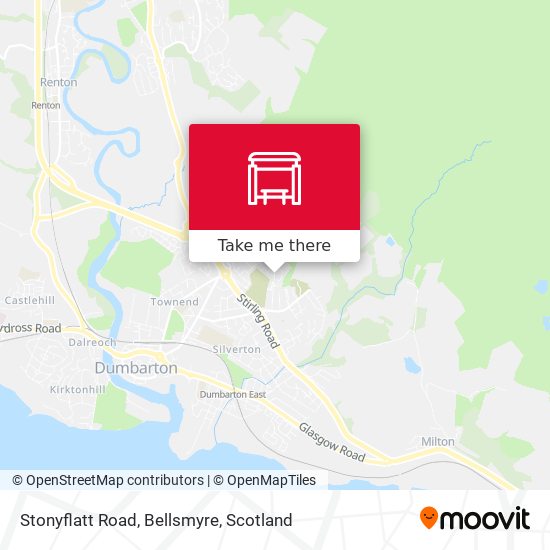 Stonyflatt Road, Bellsmyre map