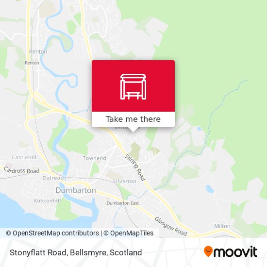 Stonyflatt Road, Bellsmyre map