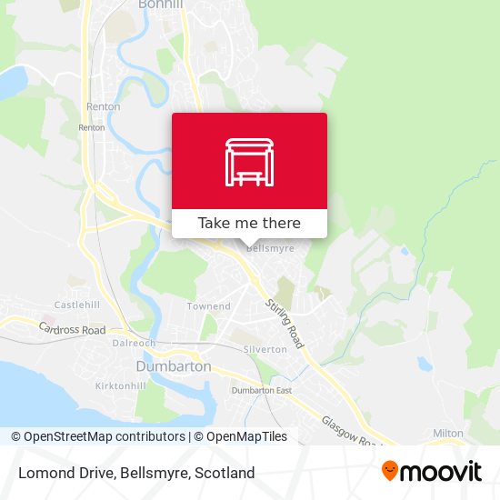 Lomond Drive, Bellsmyre map