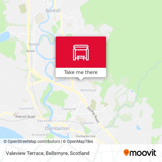 Valeview Terrace, Bellsmyre map