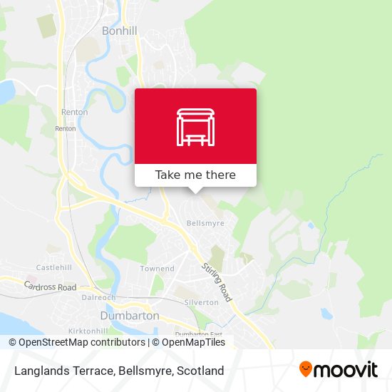 Langlands Terrace, Bellsmyre map