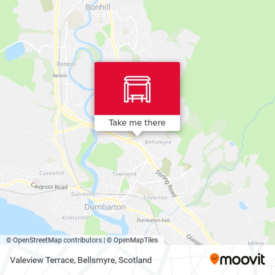 Valeview Terrace, Bellsmyre map