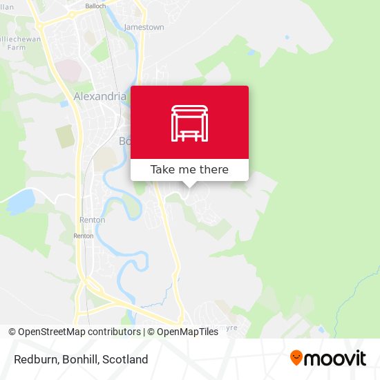 Redburn, Bonhill map