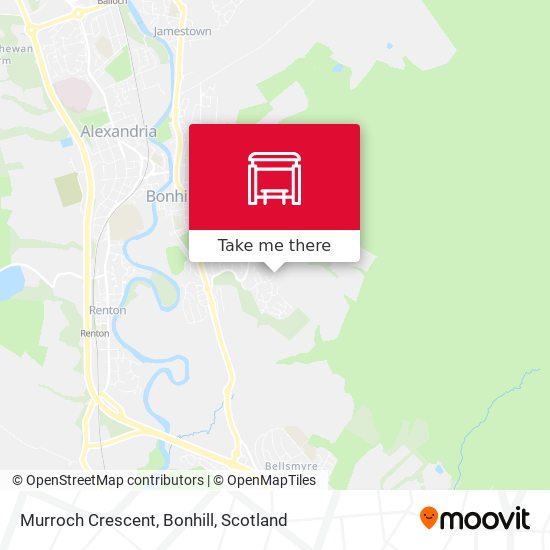 Murroch Crescent, Bonhill map