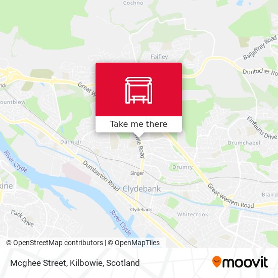Mcghee Street, Kilbowie map