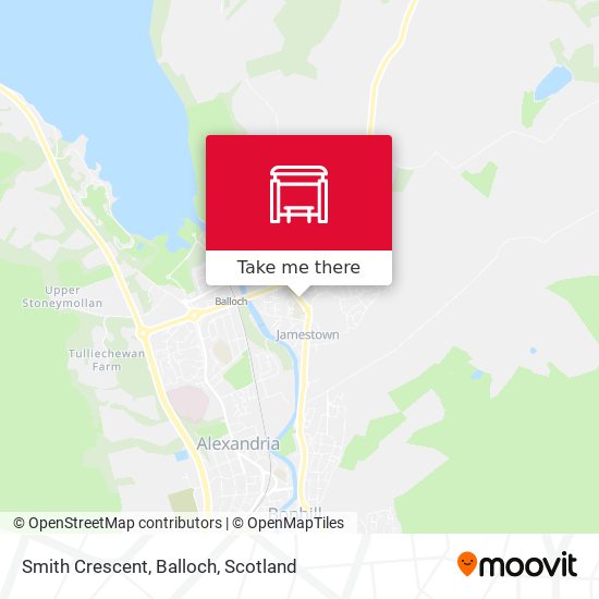 Smith Crescent, Balloch map