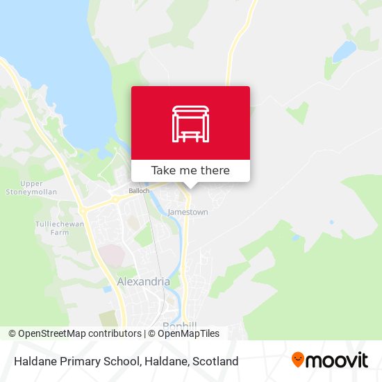 Haldane Primary School, Haldane map
