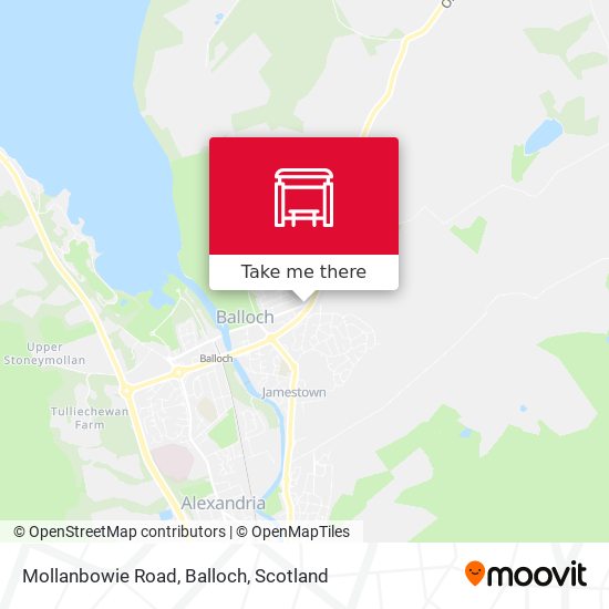 Mollanbowie Road, Balloch map