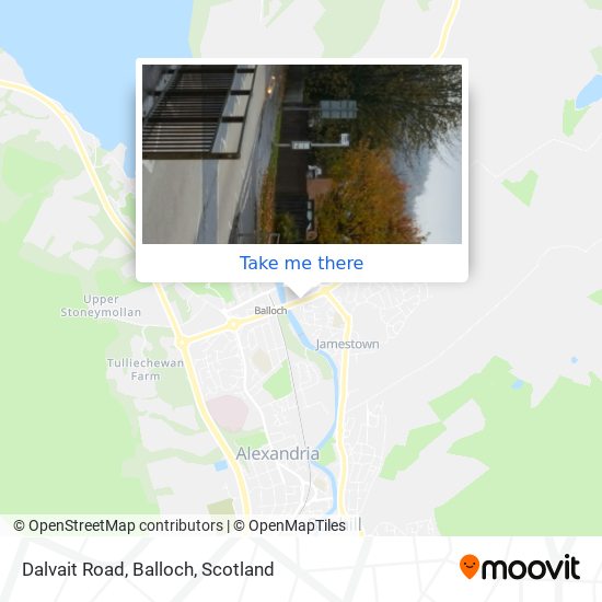 Dalvait Road, Balloch map