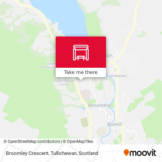 Broomley Crescent, Tullichewan map