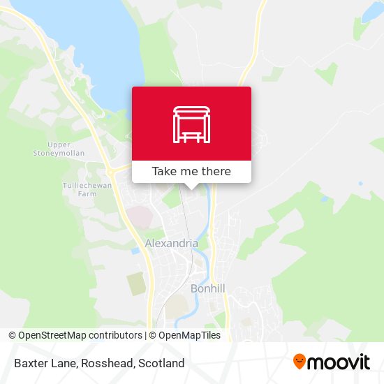 Baxter Lane, Rosshead map